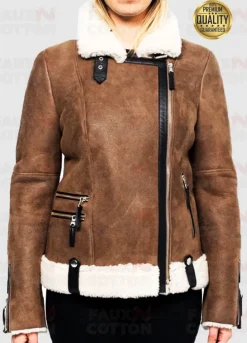 VIRGIN RIVER ALEXANDRA BRECKENRIDGE SHEARLING JACKET