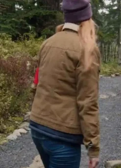 VIRGIN RIVER S03 (MELINDA MONROE) ALEXANDRA BRECKENRIDGE BROWN COTTON JACKET