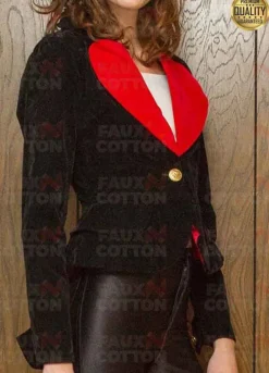 Vivienne Westwood Heart Shape Lapel Collar Black Blazer
