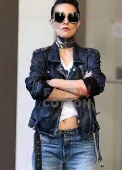 Vox Lux Natalie Portman Leather Jacket