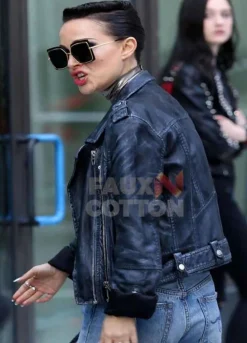 Vox Lux Natalie Portman Leather Jacket