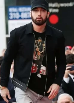 Walk Of Fame Eminem Black Jacket