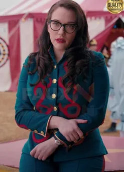 WandaVision Kat Dennings ( Darcy Lewis ) Blue jacket