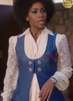 WandaVision Monica Rambeau Blue Long Vest