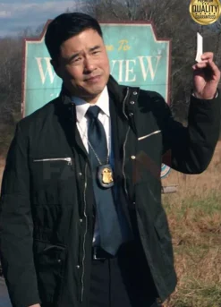 WandaVision Randall Park Officer Black Jacket