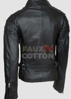 Wanted Angelina Jolie Black Leather Jacket