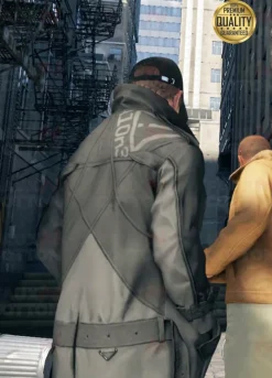 Watch Dogs Alone Grey Coat