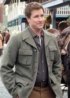 WHEN CALLS THE HEART (JACK THORNTON) DANIEL LISSING WOOL COAT