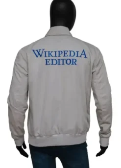 WIKIPEDIA EDITOR COTTON GREY JACKET