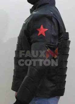 Winter Soldier Bucky Barnes Removeable Sleeves Jacket