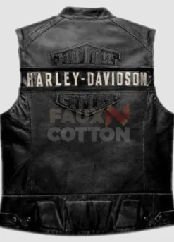 WWE Bill Goldberg Harley Davidson Leather Vest