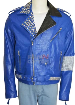 WWE Brian Kendrick Studded Blue Jacket