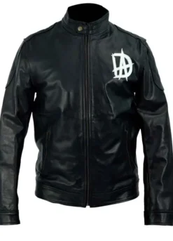 WWE DEAN AMBROSE LOGO BLACK LEATHER JACKET