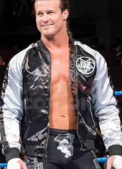 WWE DOLPH ZINGLER BOMBER LEATHER JACKET