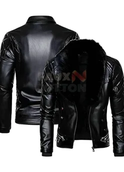 WWE Seth Rollins Fur Collar Jacket