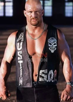 WWE Stone Cold Steve Austin Skull SOB Vest