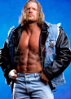WWE TRIPLE H RETURNS ( 2002 ) DENIM JACKET