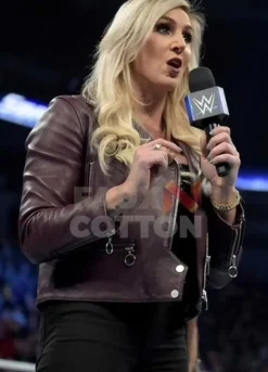 WWE Wrestler Charlotte Flair Rider Jacket