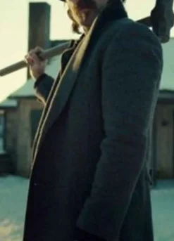 WYNONNA ERAP SE04 (DOC HOLLIDAY) TIM ROZON GREY WOOL COAT