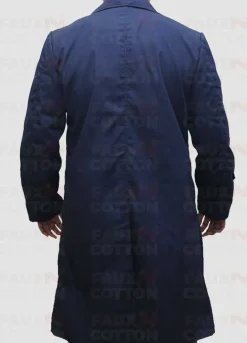 X-Files David Duchovny Cotton Trench Coat