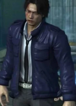 YAKUZA 4 (MASAYOSHI TANIMURA) HIROKI NARIMIYA BLUE JACKET