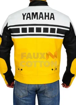 Yamaha Yellow Leather Jacket