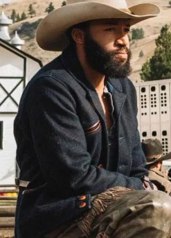 Yellowstone (Colby) Denim Richards Black Wool Jacket