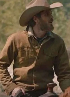 YELLOWSTONE (DAVE LEE) DUTTON ANNABLE BROWN COTTON JACKET