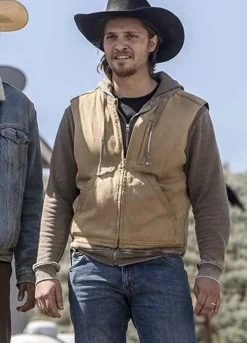 YELLOWSTONE (KAYCE DUTTON) LUKE GRIMES BROWN VEST