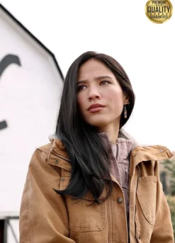 Yellowstone Kelsey Asbille ( Monica Dutton ) Brown Jacket