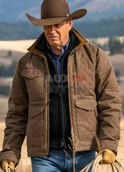 Yellowstone Kevin Costner (john Dutton) Quilted Jacket