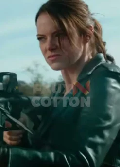 Zombieland Double Tap Emma Stone Leather Jacket